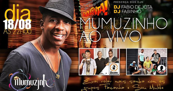 Mumuzinho e convidados sobem ao palco da Seringueira com muito samba e pagode