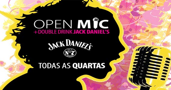 Todas as quartas acontece o Open Mic para o pessoal soltar a voz no Garrafas Bar