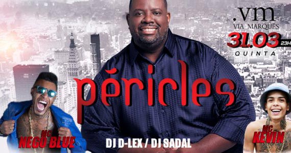 Péricles e Mcs convidados agitam a pista do Via Marquês em show especial  