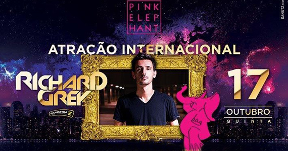 Atração internacional Richard Grey se apresenta nesta quinta-feira na Pink Elephant