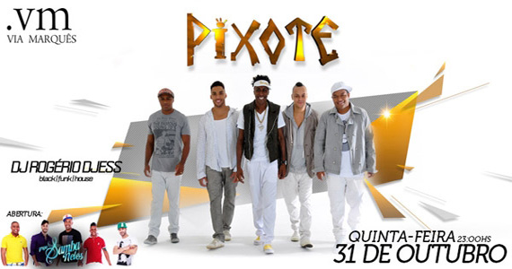 Grupo Pixote se apresenta nesta quinta-feira e agita a quinta-feira do Via Marquês Grupo Pixote se apresenta nesta quinta-feira e agita a quinta-feira do Via Marquês
