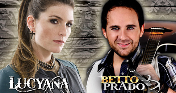 Os sucessos do sertanejo com Lucyana e Betto Prado no palco do Quintal do Espeto em Moema