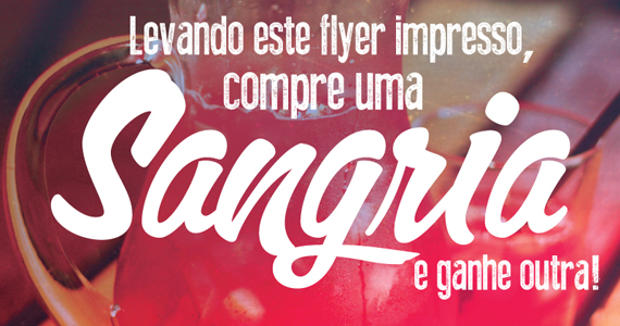 Quinta-feira é dia de Sangria no Gràcia Bar com promoção especial
