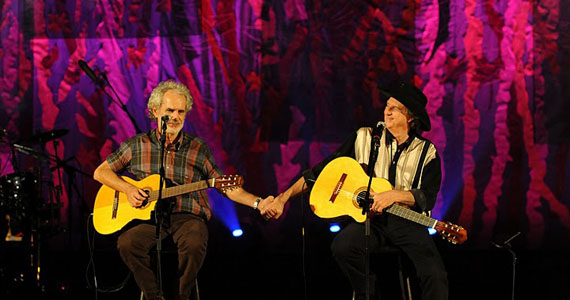 Sérgio Reis e Renato Teixeira realizam show beneficente no Espaço das Américas nesta terça 