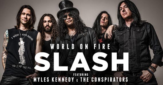 Slash se apresenta com a turnê World On Fire em março no Espaço das Américas Eventos BaresSP 570x300 imagem