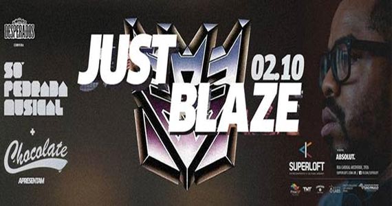 Balada Superloft apresenta show de Just Blaze e convidados na sexta Eventos BaresSP 570x300 imagem