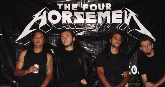 Banda The Four Horsemen - Metallica Cover se apresenta no Sky Music Bar na sexta