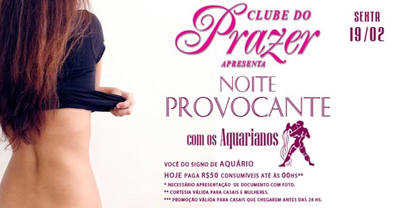 Clube do Prazer recebe Noite Provocante sexta-feira no Marrakesh Club Clube do Prazer recebe Noite Provocante sexta-feira no Marrakesh Club