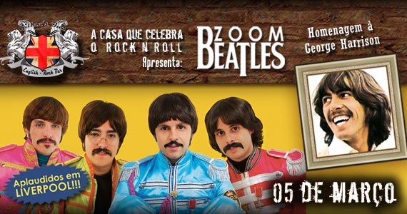Banda Zoom Beatles comanda a quinta-feira no palco do Gillan's Inn Eventos BaresSP 570x300 imagem