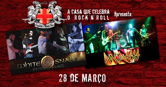 Bandas Whitesnake Cover e Rock of Ages se apresentam neste sábado no Gillan's Inn com muito rock Eventos BaresSP 570x300 imagem