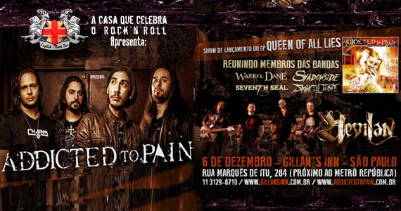 Gillan's inn English Rock recebe show das bandas Hevilan e Addicted to Pain neste sábado Eventos BaresSP 570x300 imagem