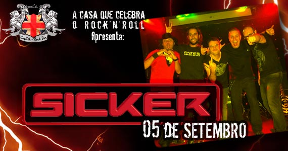 Banda Sicker comanda a noite de sexta-feira com muito rock no Gillan's Inn - Rota do Rock Eventos BaresSP 570x300 imagem