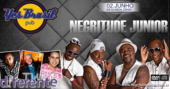 Yes Brasil Pub recebe o Grupo Negritude Jr. nesta segunda-feira Eventos BaresSP 570x300 imagem