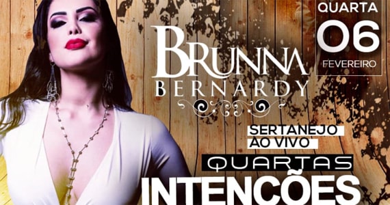 Bruna Bernardy agitará festa Quartas Intenções no Hot Bar com o melhor do sertanejo Eventos BaresSP 570x300 imagem
