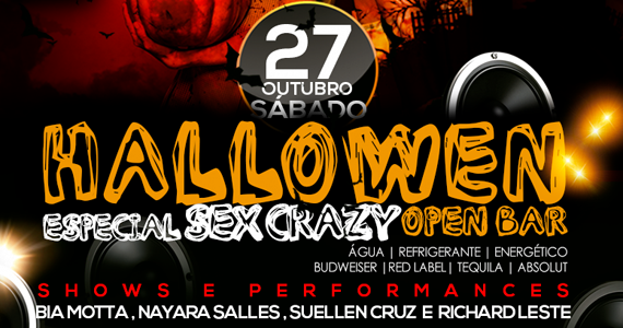 Halloween - Especial Sexy Crazy no Hot Bar Eventos BaresSP 570x300 imagem