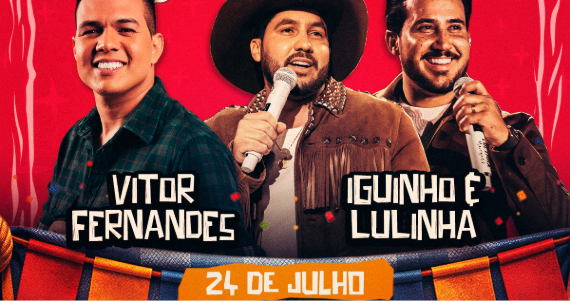 Villa Country realiza tradicional Arraiá em julho, com  Vitor Fernandes e Iguinho