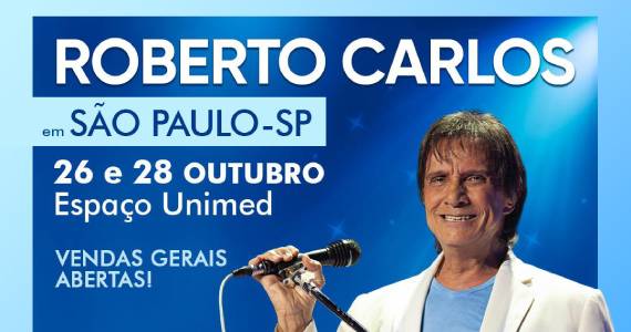 Toda a emoção de Roberto Carlos no Espaço Unimed em São Paulo Toda a emoção de Roberto Carlos no Espaço Unimed em São Paulo