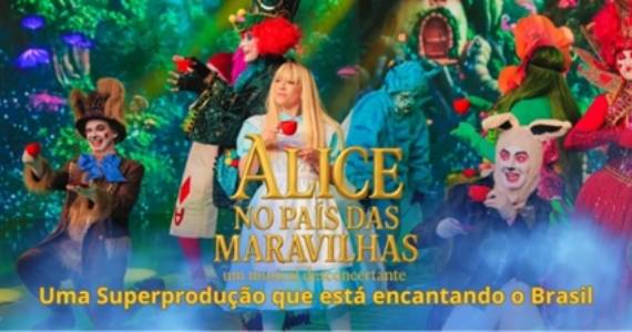 Musical 'Alice no País das Maravilhas' estreia no Teatro Metrô Tatuapé