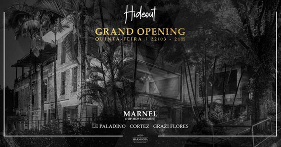 Alto da Harmonia promove primeira edição da festa Hideout com DJs convidados Eventos BaresSP 570x300 imagem