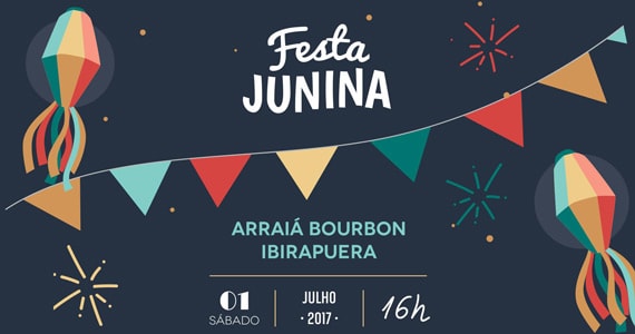 Festa Junina do Hotel Bourbon Ibirapuera com comida típica e entrada gratuita