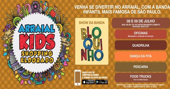 Shopping Eldorado realiza Festa Junina com Roda Gigante e Samba Ballroon Shopping Eldorado realiza Festa Junina com Roda Gigante e Samba Ballroon