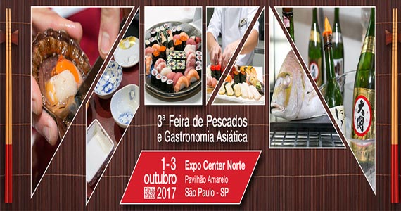 3ª edição da feira Asian & Seafood Show acontece de 1 a 3 de outubro na Expo Center Norte Eventos BaresSP 570x300 imagem
