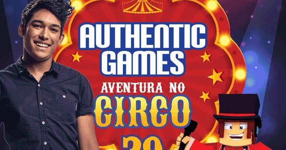 Authentic Games Aventura no Circo desembarca no Espaço das Américas Eventos BaresSP 570x300 imagem