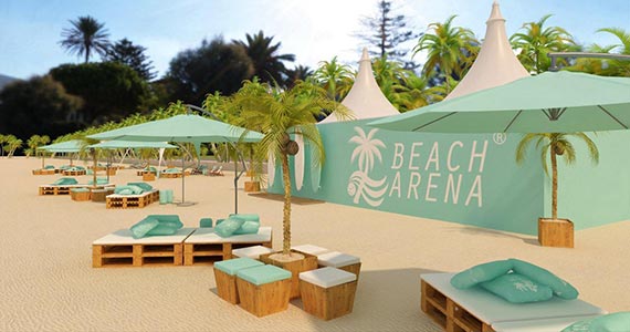 Beach Arena aberta ao público na Riviera de São Lourenço Beach Arena aberta ao público na Riviera de São Lourenço