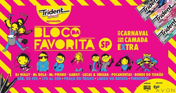Bloco da Favorita chega ao Carnaval de SP e desfila no Largo da Batata