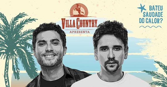 Villa Country recebe show da dupla Bruninho e Davi com sertanejo
