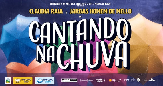 Teatro Santander recebe musical do famoso filme Cantando na Chuva