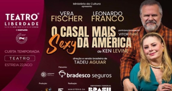 “O Casal Mais Sexy da América” estreia em São Paulo