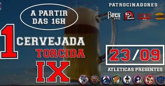 Cervejada Torcida IX acontece neste sábado no Empire Espeto Bar Eventos BaresSP 570x300 imagem