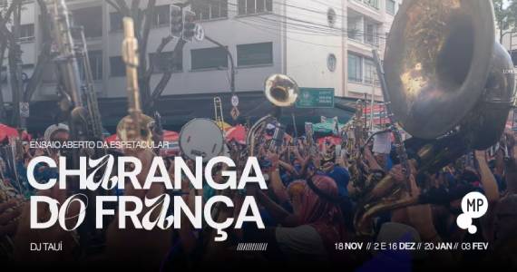 Charanga Do França No Mundo Pensante faz a Sé se agitar 