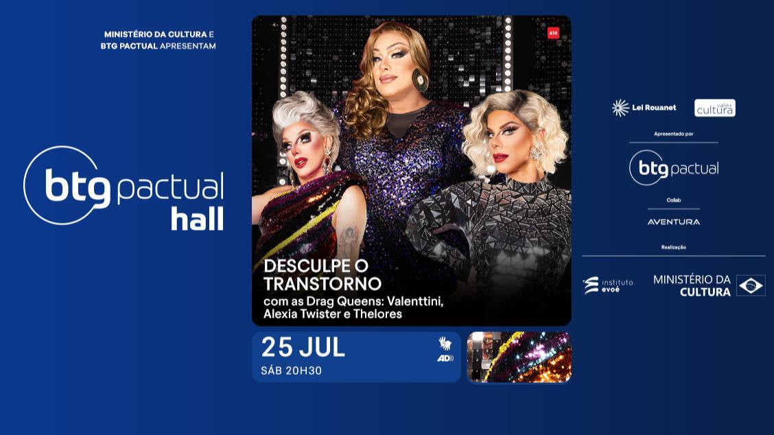 BTG Pactual Hall recebe espetáculo 