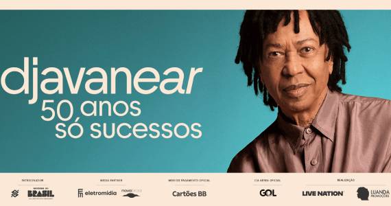 Djavan: Digressão de 50 Anos Terá Dois Concertos no Allianz Parque