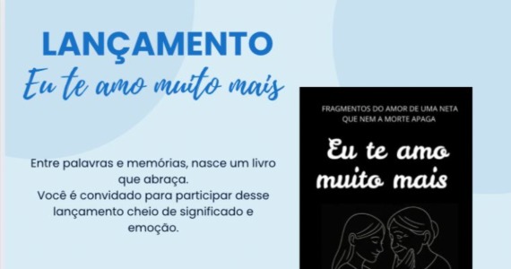 Biblioteca Aureliano Leite recebe lançamento de “Eu Te Amo Muito Mais”
