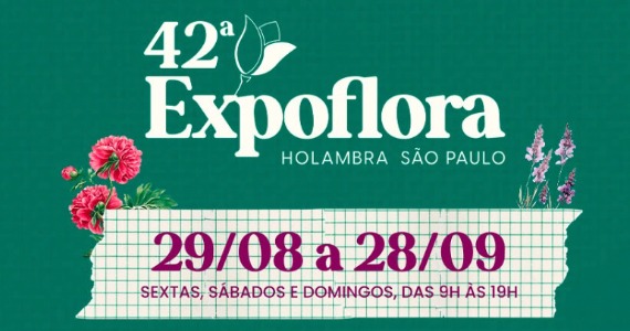 Expoflora 2025 transforma Holambra em palco de cores e sabores Expoflora 2025 transforma Holambra em palco de cores e sabores