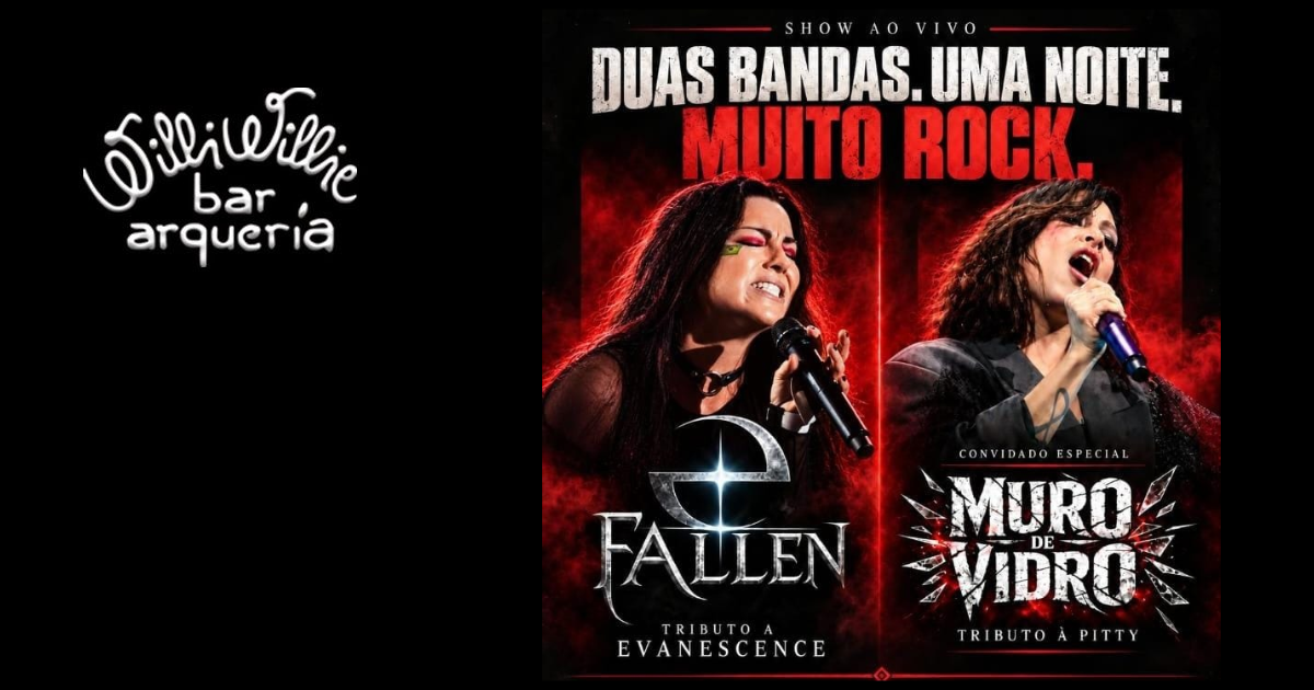 Programação - Fallen (Tributo a Evanescence) + Drinks Promo por apenas R$ 24,90 