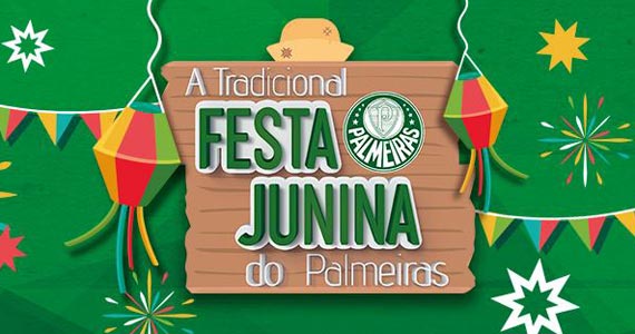 Festa Junina do Palmeiras recebe atrações típicas e música ao vivo