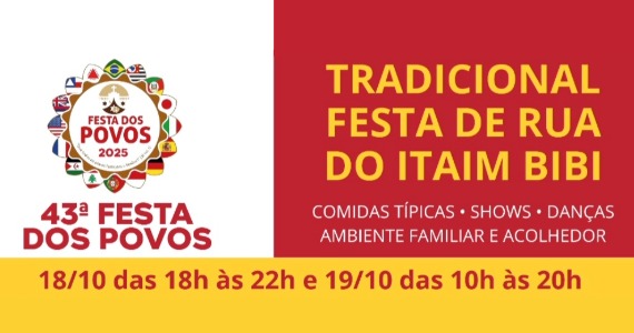 Festa dos Povos celebra Santa Teresa de Jesus no Itaim Bibi