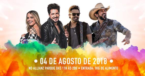 Allianz Parque recebe Festival Família 2018 com duplas sertanejas