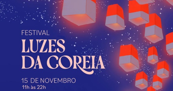 Festival Luzes da Coreia transforma Largo da Batata