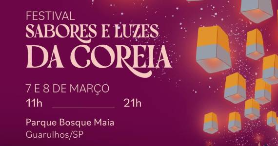 Festival Coreano em Guarulhos: Sabores, K-pop e entrada gratuita no Bosque Maia
