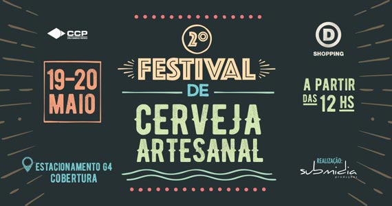 Shopping D realiza 2ª edição do Festival de Cerveja Artesanal com shows covers Eventos BaresSP 570x300 imagem