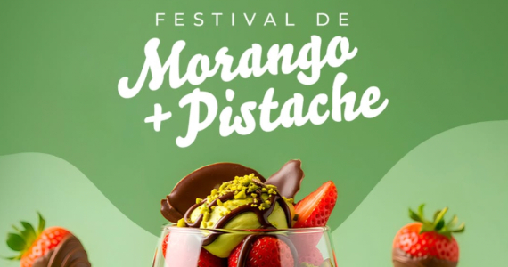 Festival do Morango e Pistache ocupa Memorial com entrada grátis