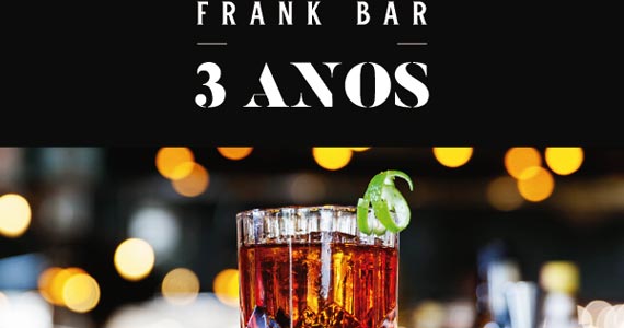 Ação especial com bartenders marca aniversário de 3 anos do Frank Bar