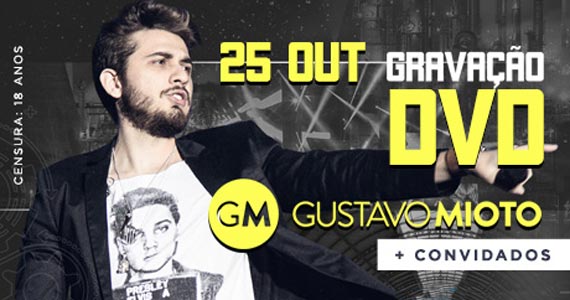 Gustavo Mioto confirma gravação de DVD no Espaço das Américas