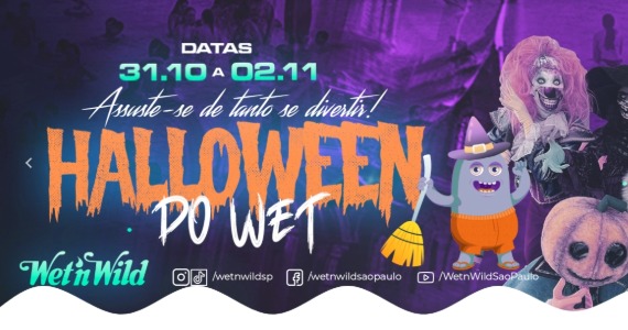 Wet’n Wild celebra o Halloween com três dias de diversão