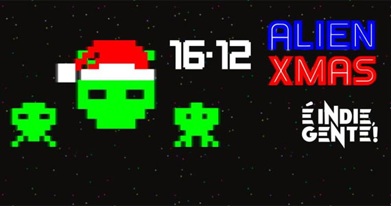 Sábado acontece a Festa Alien XMas no Indie Bar